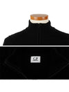 Lens Pocket Half Zip Up Wool Knit Top Black - CP COMPANY - BALAAN 5