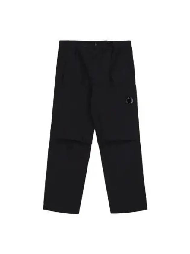 C P COMPANY CP Flat Nylon Regular Utility Pants Black - CP COMPANY - BALAAN 1