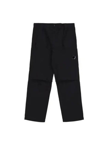 C P COMPANY CP Flat Nylon Regular Utility Pants Black - CP COMPANY - BALAAN 1