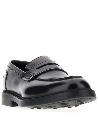 'Adler' Black Slip-On Loafers In Smooth Leather Man - DOUCAL'S - BALAAN 2