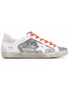 Superstar Glitter Low Top Sneakers Silver White - GOLDEN GOOSE - BALAAN 3