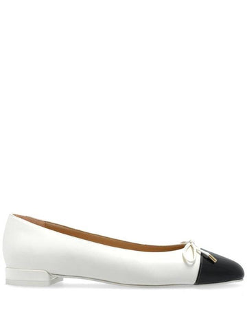 Stuart Weitzman Sleek Bow Flat Shoes - STUART WEITZMAN - BALAAN 1