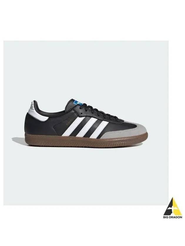 Samba Vegan Low Top Sneakers Core Black Cloud White - ADIDAS - BALAAN 2