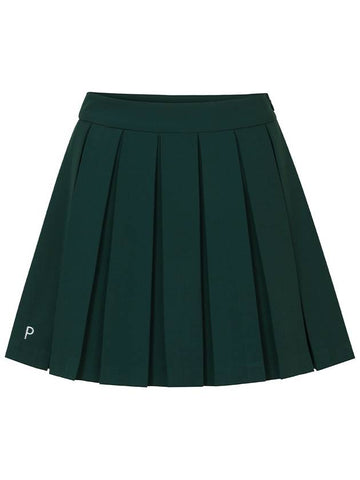 INVERTED PLEAT SKIRT W INNER PANTSDeep Green - PLAYBOO - BALAAN 1