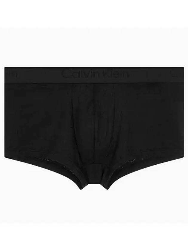 UNDERWEAR Men s CK Black Logo Jacquard Low Rise Trunks NB3947UB1 - CALVIN KLEIN - BALAAN 1