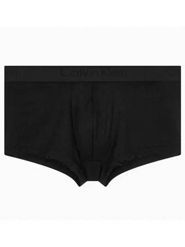 UNDERWEAR Men s CK Black Logo Jacquard Low Rise Trunks NB3947UB1 - CALVIN KLEIN - BALAAN 1