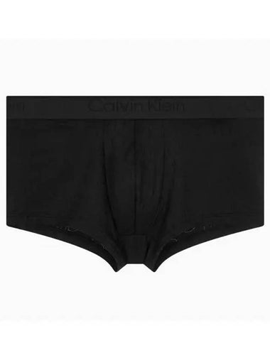 UNDERWEAR Men s CK Black Logo Jacquard Low Rise Trunks NB3947UB1 - CALVIN KLEIN - BALAAN 1