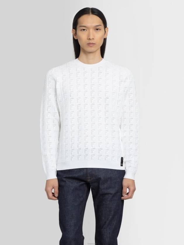 Knit White FZY431 AF83 54 - FENDI - BALAAN 8