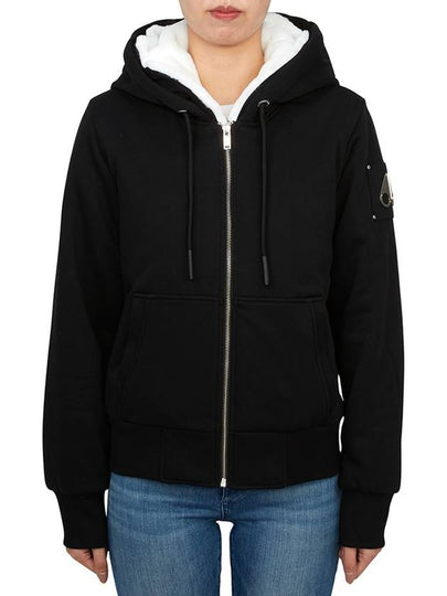 Classic Bunny Zip Up Hoodie White Black - MOOSE KNUCKLES - BALAAN 2