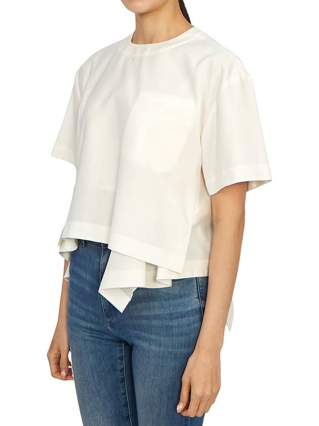 2407035 151 Women s short sleeve blouse - SACAI - BALAAN 4