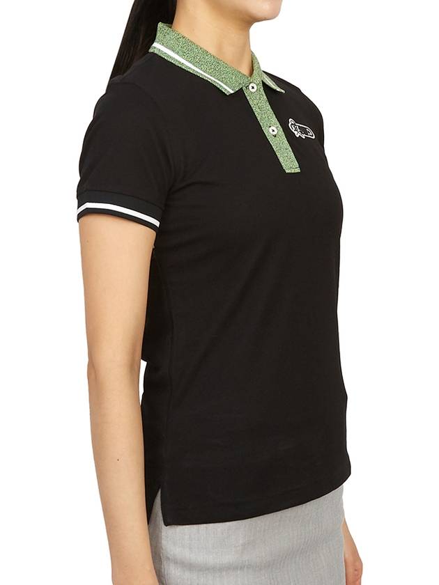 Golf Wear Women s Collar Short Sleeve T Shirt MLW 3B AP08 BLACK - MARK & LONA - BALAAN 4