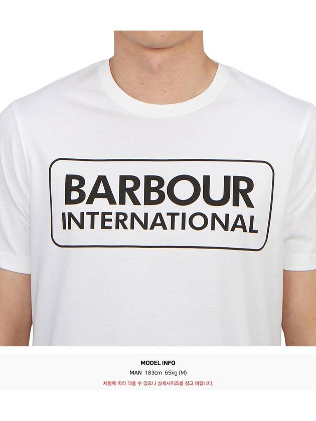 International Essential Large Logo Short Sleeve T-Shirt White - BARBOUR - BALAAN 6