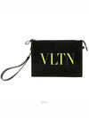 VLNT Logo Clutch Bag Black - VALENTINO - BALAAN 2