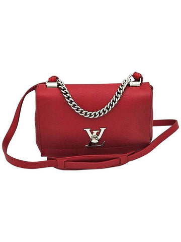 Louis Vuitton M51202 Red Lock Me 2 BB Chain 2WAY - LOUIS VUITTON - BALAAN 1