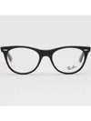 Glasses Frame RB2185V 2000 Round Horned Frame Men Women Fashion - RAY-BAN - BALAAN 3