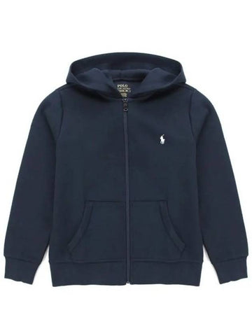 Kids Women s Pony Logo Hooded Zip up Navy 836601 002 - POLO RALPH LAUREN - BALAAN 1