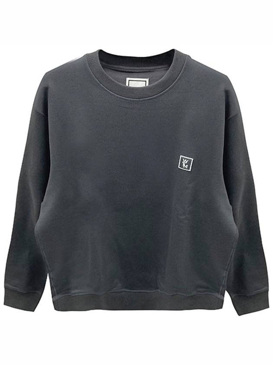 W241TS27741G Back Logo Cotton Sweatshirt Dark Gray Men s TEO - WOOYOUNGMI - BALAAN 1