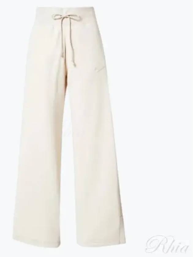 Phoenix Fleece Wide Leg Track Pants White - NIKE - BALAAN 2