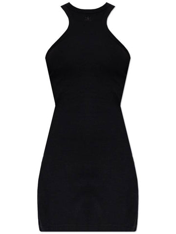 Courrèges Dress With Logo, Women's, Black - COURREGES - BALAAN 1