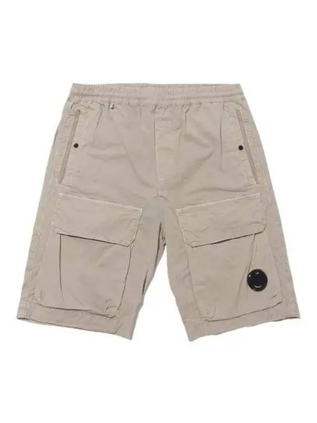 Twill Stretch Lens Utility Shorts Beige - CP COMPANY - BALAAN 2