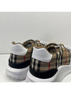 Vintage Check Suede Leather Sneakers Archive Beige - BURBERRY - BALAAN 5