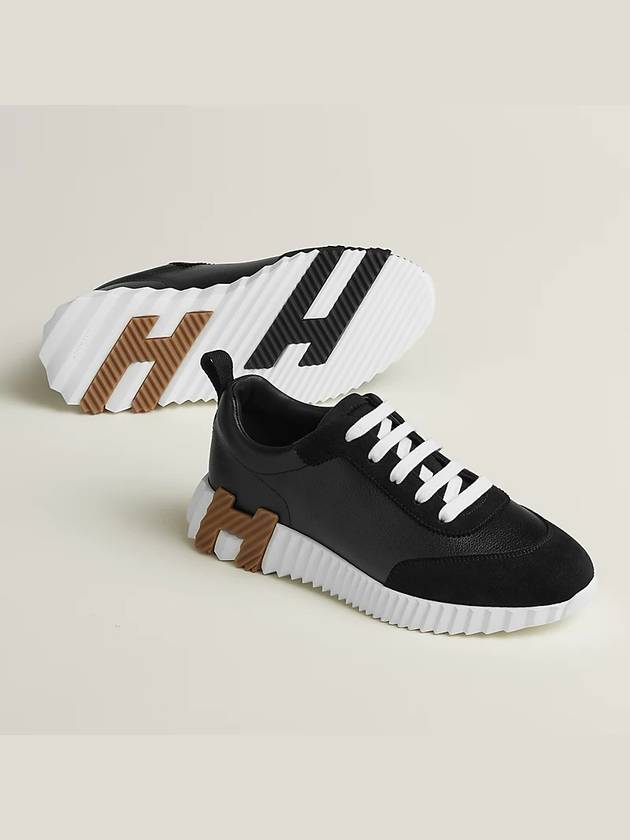 Bouncing Low Top Sneakers Noir - HERMES - BALAAN 5