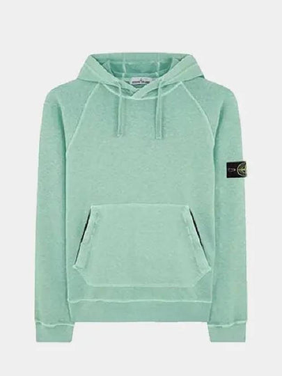 Men's Wappen Patch Sweat Hoodie Green - STONE ISLAND - BALAAN 2