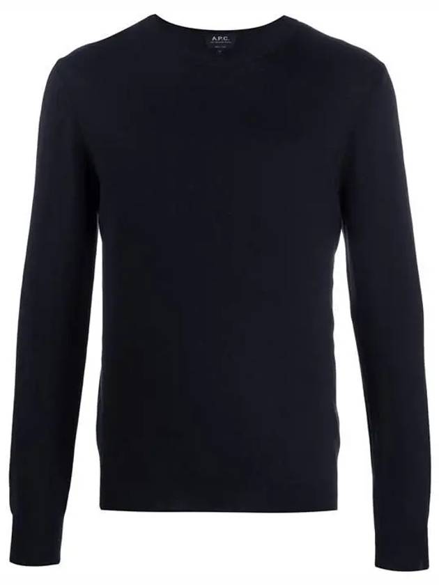 King Merino Wool Knit Top Dark Navy - A.P.C. - BALAAN 2