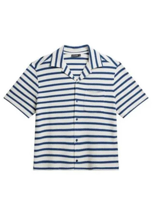 TIRO RESORT STRIPE SHIRT FMJS11479 O341 Men s Striped - J.LINDEBERG - BALAAN 1