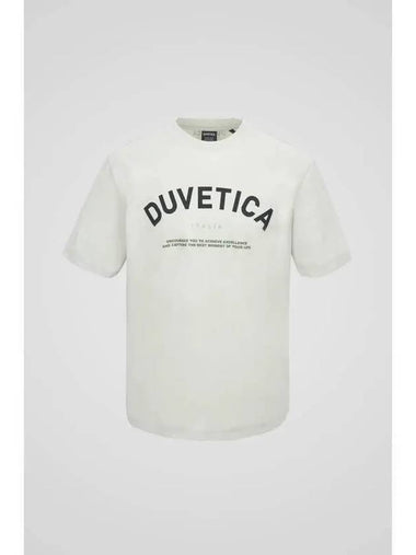 Hoe M Dark Khaki Men s Short Sleeve T Shirt Gold - DUVETICA - BALAAN 1