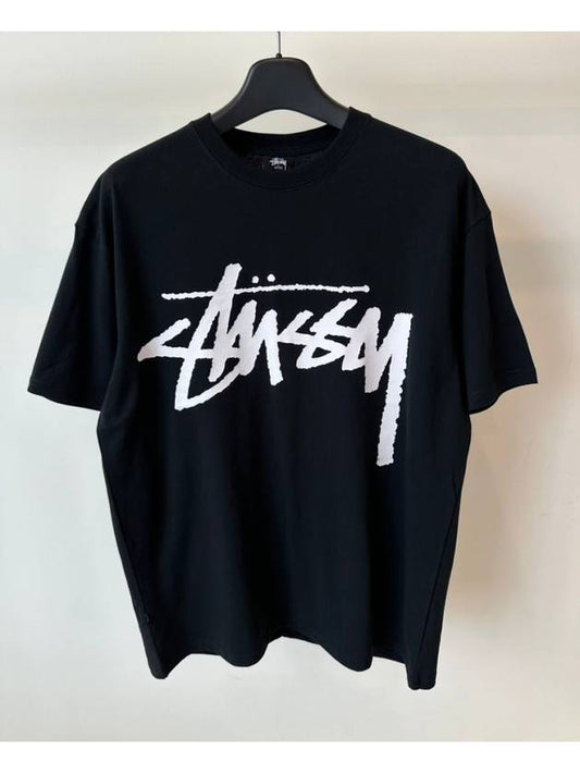 AU Australia BIGGER STOCK T Shirt ST023S3000 Black MENS L XL - STUSSY - BALAAN 1