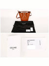 16 Logo Calfskin Bucket Bag Brown - CELINE - BALAAN 7