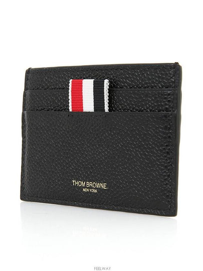 Card wallet three stripe tab pebble grain business MAW031L - THOM BROWNE - BALAAN 2