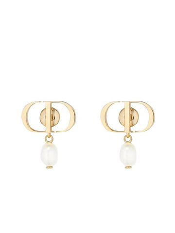 Women's Petit CD Earrings Gold - DIOR - BALAAN.