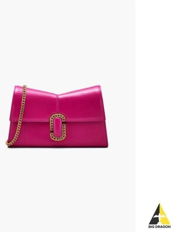 St Marc Slg the Chain Wallet Lipstick Pink MBACS24003FCH - MARC JACOBS - BALAAN 1