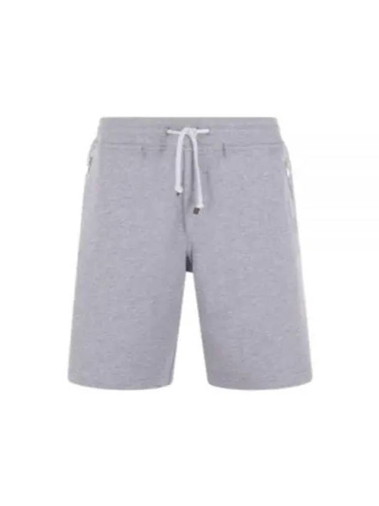 Men's Zipper Pocket Shorts Grey - BRUNELLO CUCINELLI - BALAAN 2