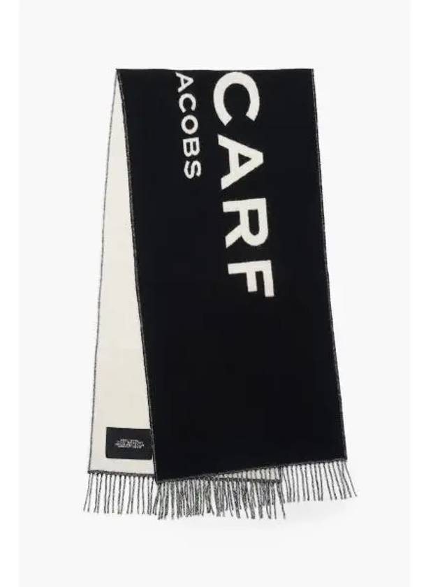 The Items Scarf Black MBAJW24001BKX - MARC JACOBS - BALAAN 1