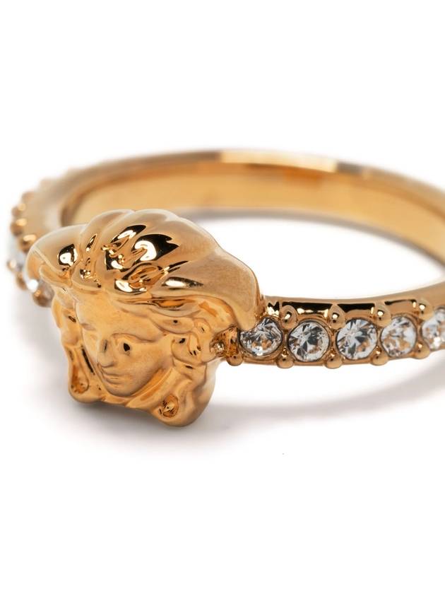 Crystal La Medusa Ring Gold - VERSACE - BALAAN 4