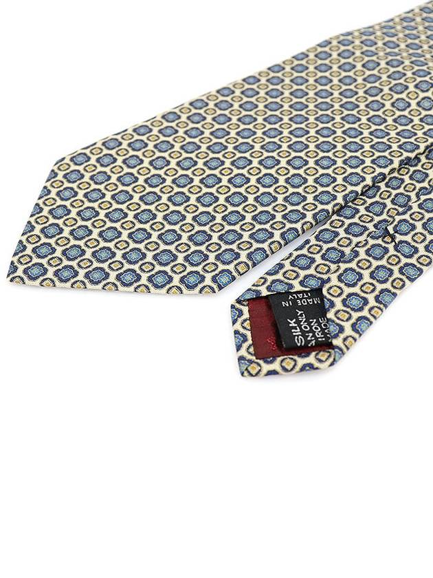 100 silk ivory pattern tie - A. TESTONI - BALAAN 4