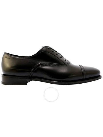 Salvatore Ferragamo Men's Black Cap Toe Oxford Shoes, Size 5.5 - SALVATORE FERRAGAMO - BALAAN 1