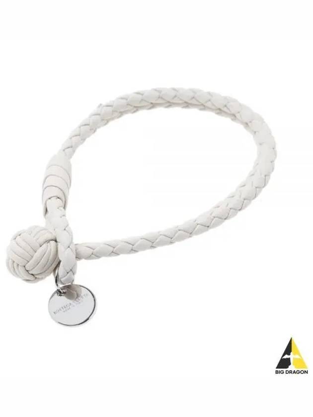 Intrecciato Double Weaving Bracelet White - BOTTEGA VENETA - BALAAN 2