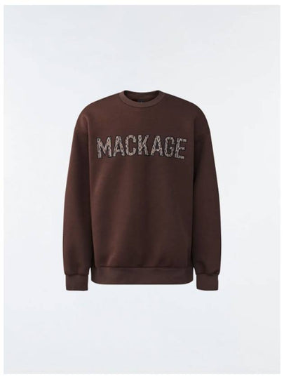 MAX MG Monogram Double Face Jersey Sweatshirt Coffee - MACKAGE - BALAAN 2