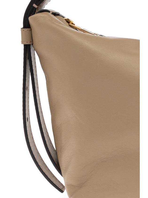 Moschino Leather Shoulder Bag, Women's, Beige - MOSCHINO - BALAAN 6