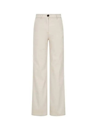 Women s Flap Hip Pocket Denim Pants Beige 271806 - GIORGIO ARMANI - BALAAN 1