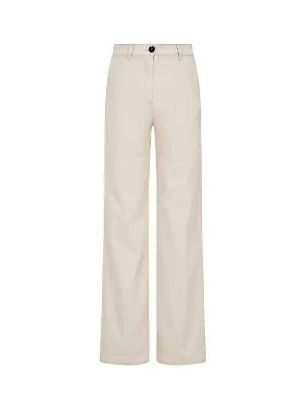 Women s Flap Hip Pocket Denim Pants Beige 271806 - GIORGIO ARMANI - BALAAN 1