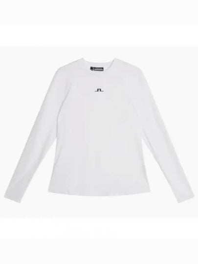 Golf Logo Print Ada Long Sleeve T-Shirt White - J.LINDEBERG - BALAAN 2