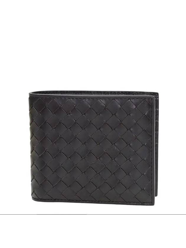 Intrecciato Weaving Half Wallet Espresso - BOTTEGA VENETA - BALAAN 3