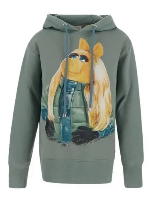 The Muppet Genius 1952 Women s Brushed Hoodie 8G00001 M2496 81D - MONCLER - BALAAN 1