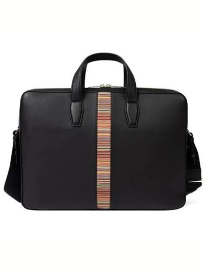 Signature Stripe Brief Case Black - PAUL SMITH - BALAAN 2