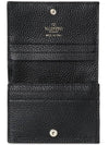 Women's Rockstud Half Wallet Black - VALENTINO - BALAAN 5